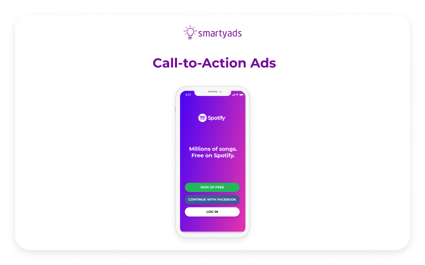 call to action ads