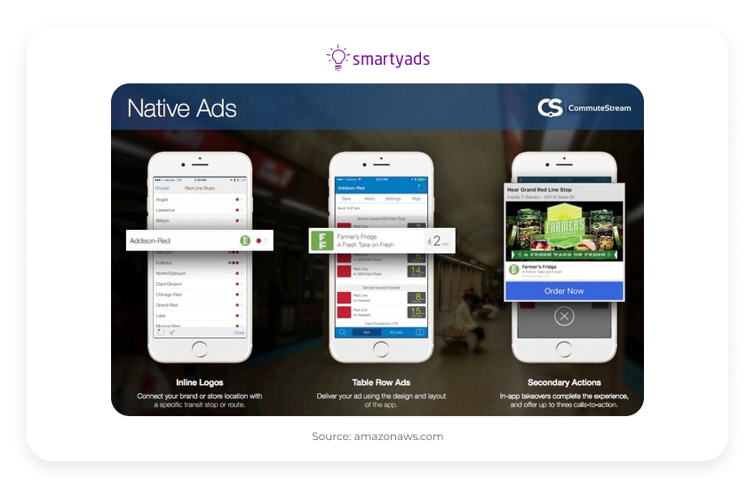 native ad units in mobile apps