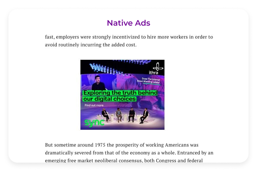 native ads