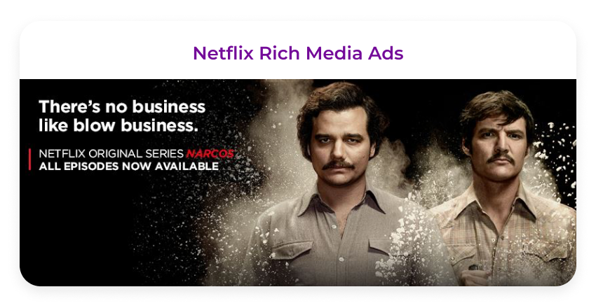 netflix rich media ads