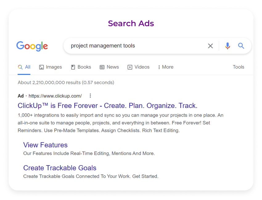 search ads