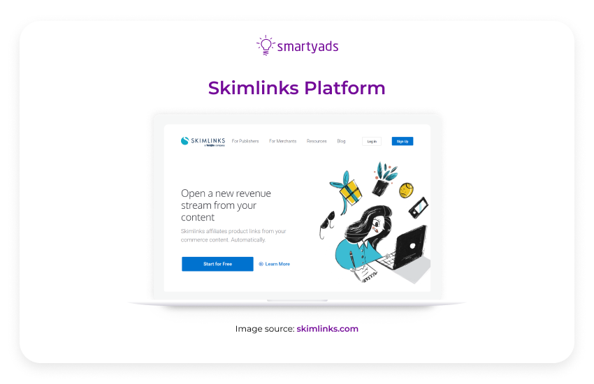 skimlinks platform.