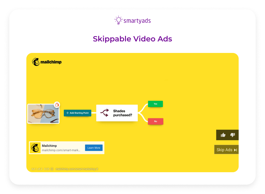 skippable video ad