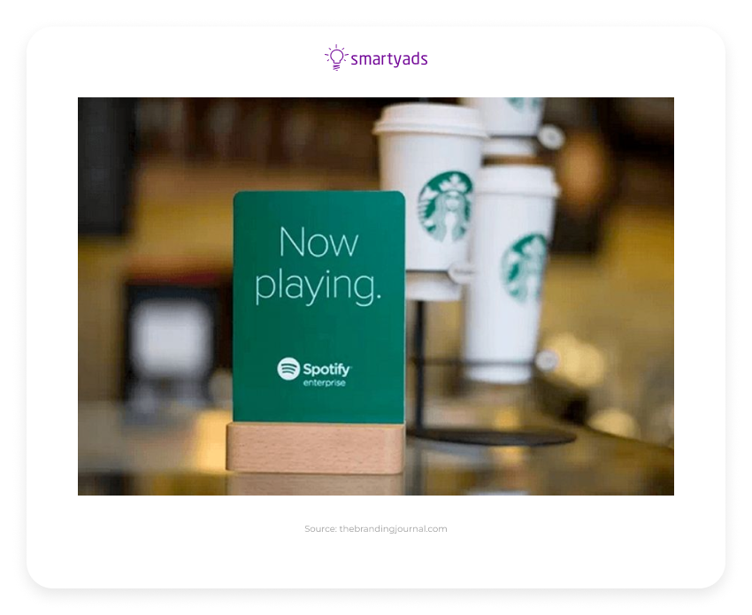 starbucks and spotify