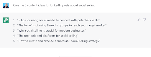 title generation chatGPT Linkedin