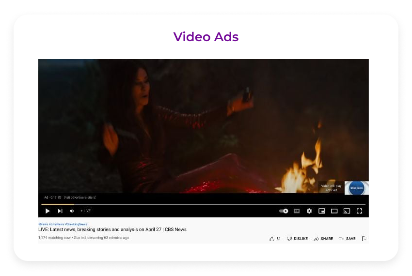 video ads